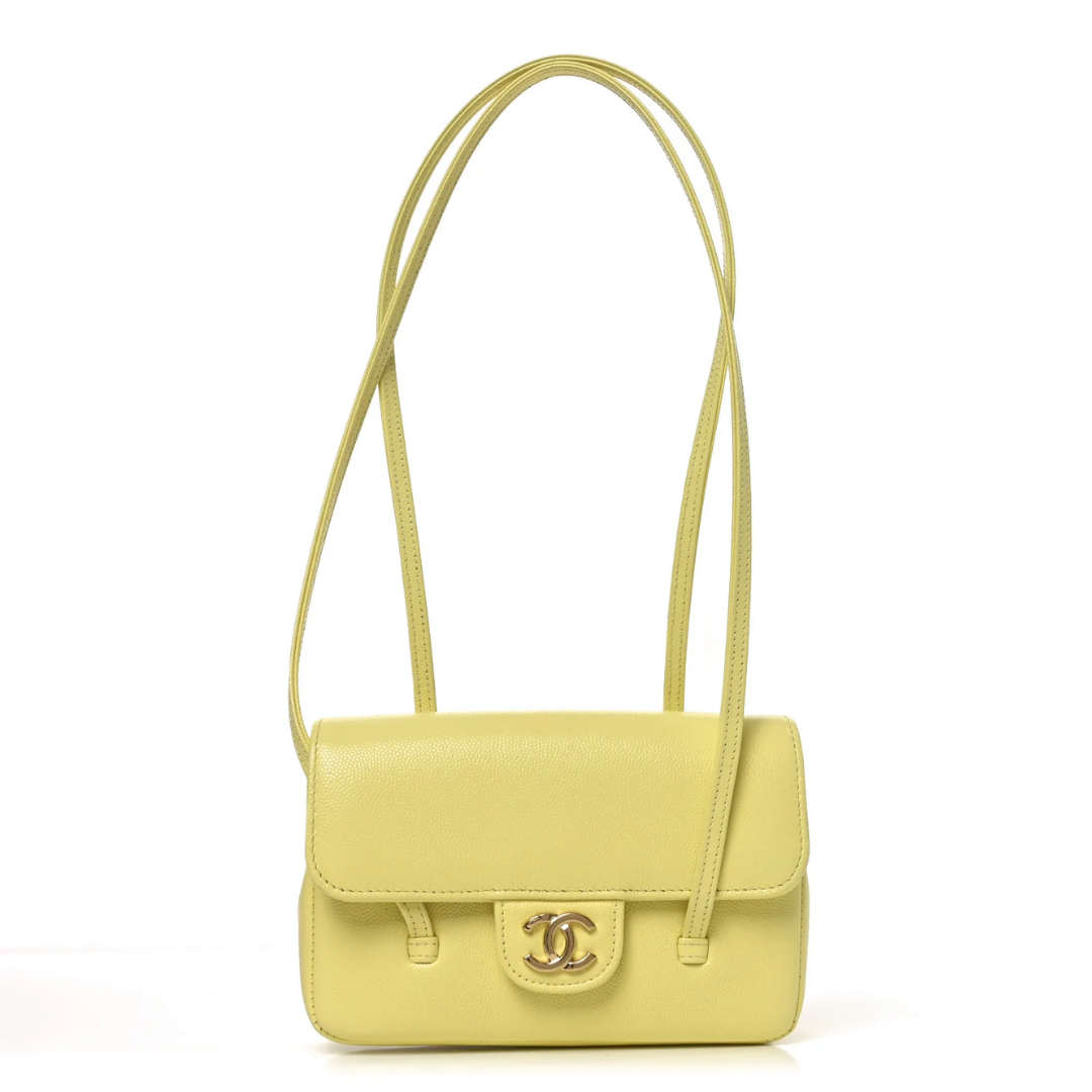 Preppy Coco Clutch with Straps "Yellow"