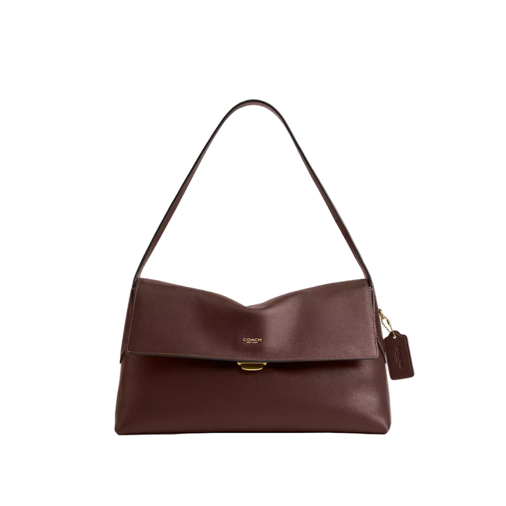 Chelsea Leather Shoulder Bag 36 "Brown"