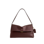 Chelsea Leather Shoulder Bag 36 "Brown"