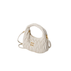 Wander matelassé nappa hobo White