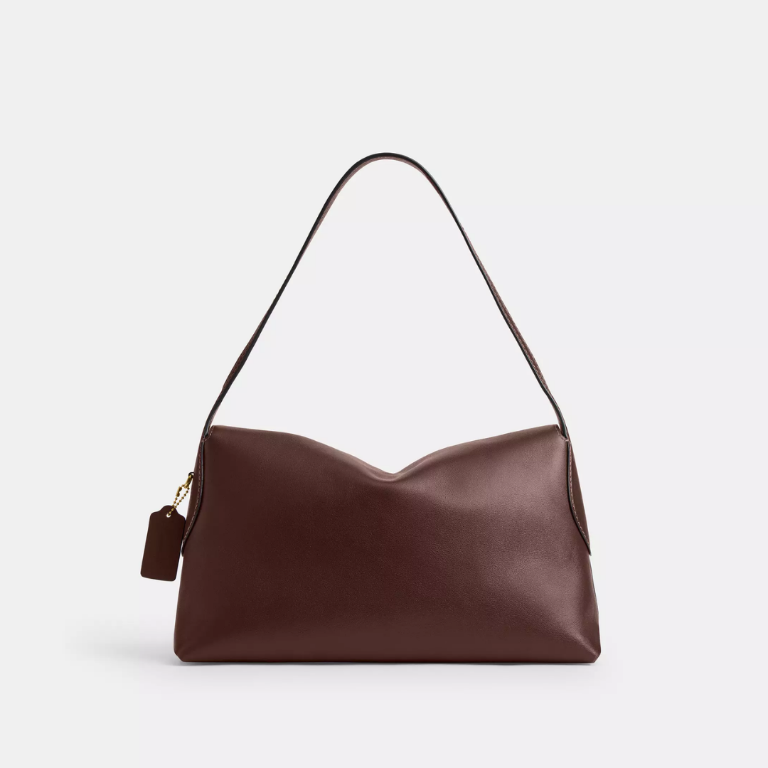 Chelsea Leather Shoulder Bag 36 "Brown"