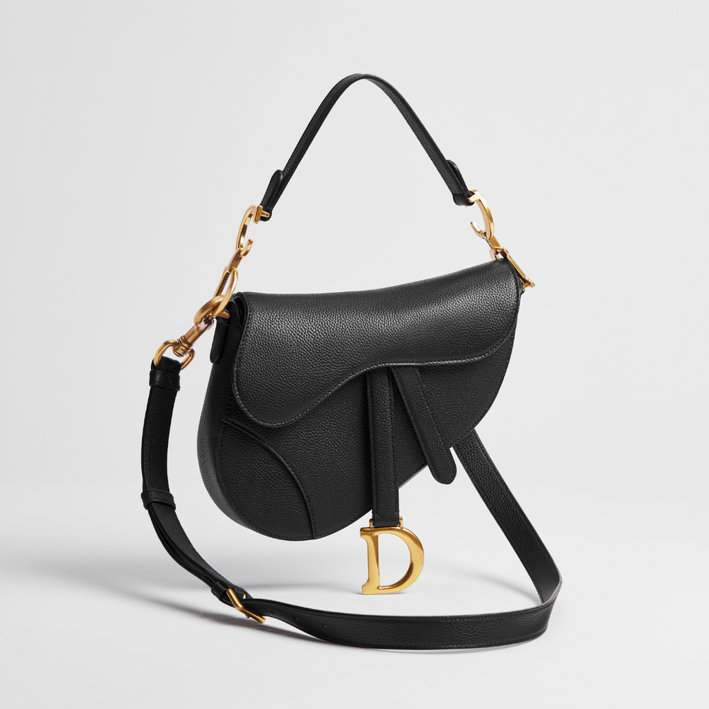 Dioramour Small Saddle Bag "Soupir pink / white lace"