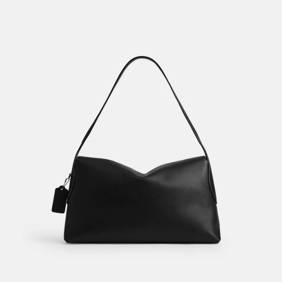 Chelsea Leather Shoulder Bag 36 "Black"