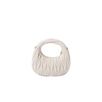 Wander matelassé nappa hobo White