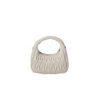 Wander matelassé nappa hobo White