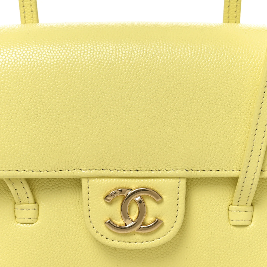Preppy Coco Clutch with Straps "Yellow"