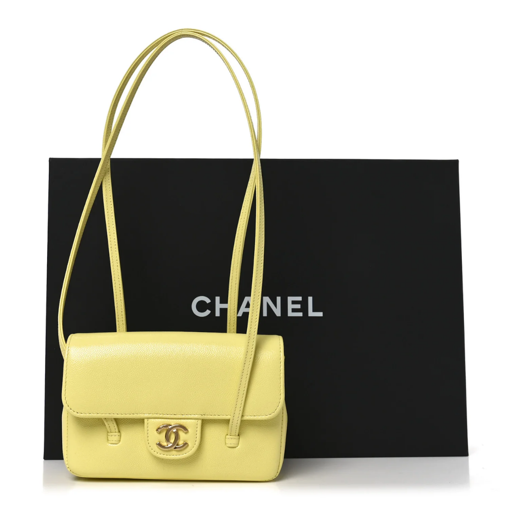 Preppy Coco Clutch with Straps "Yellow"