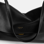 Chelsea Leather Shoulder Bag 36 "Black"